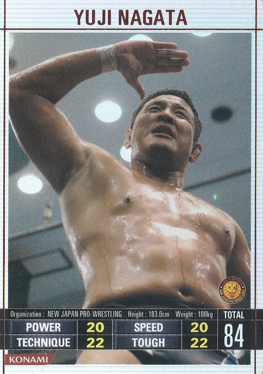 Yuji Nagata trading card PW Catalog