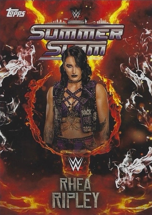 Rhea Ripley trading card PW Catalog