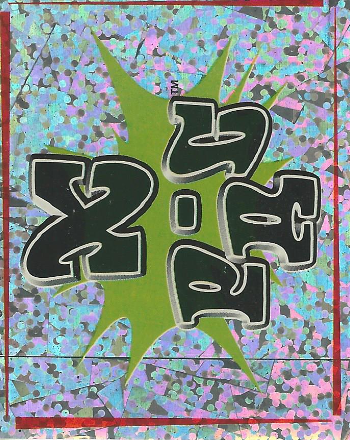 WWF Smackdown Stickers 2000 X-Pac Foil Version 2 #134