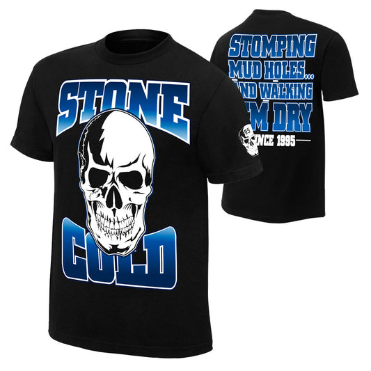 Stone Cold Steve Austin "Stomping Mudholes" Authentic T-Shirt T-Shirt PW Catalog