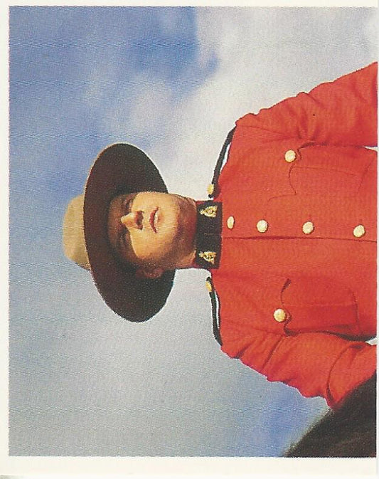 WWF Merlin Stickers 1991 The Mountie #134
