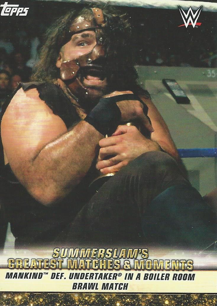 WWE Topps Summerslam 2019 Mankind GM-12 trading card PW Catalog
