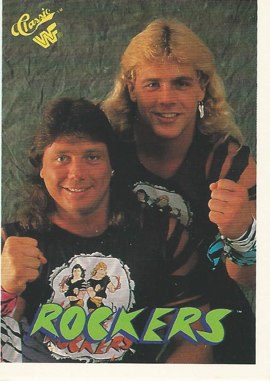 WWF Classic Trading Cards 1990 The Rockers No.134 trading card PW Catalog