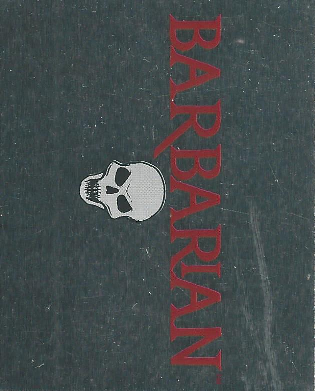 WWF Merlin Sticker Collection 1990 Barbarian #134
