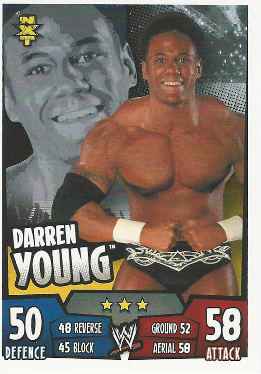 WWE Topps Slam Attax Rumble 2011 Darren Young #134 NXT