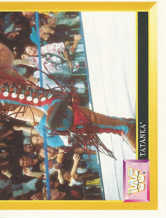 WWF Merlin Sticker 1994 Tatanka #134