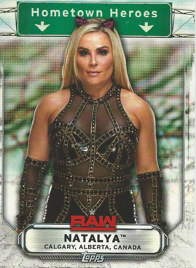WWE Topps Raw 2019 Natalya HH-26 trading card PW Catalog