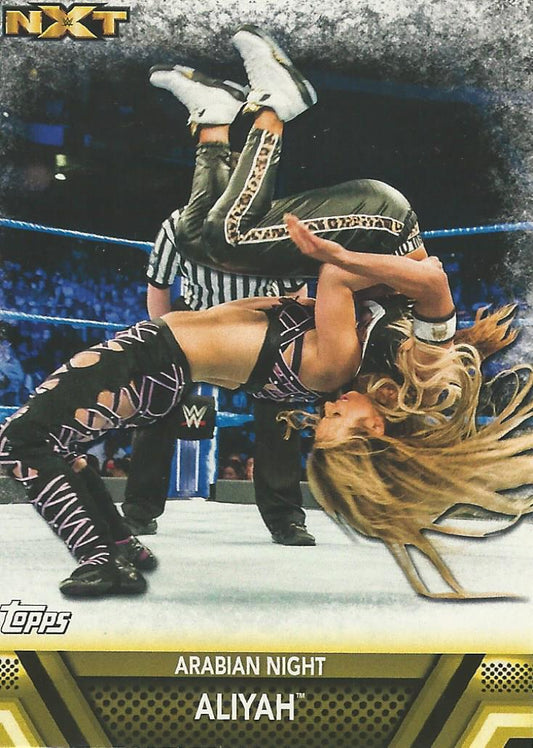 WWE Topps Then Now Forever 2017 Aliyah #F34