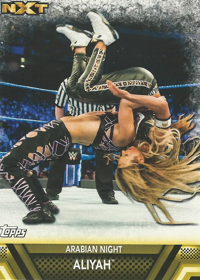 WWE Topps Then Now Forever 2017 Aliyah #F34