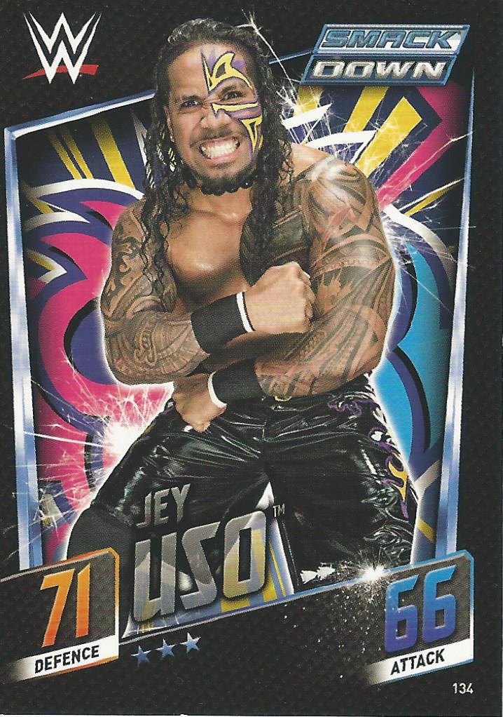 WWE Topps Slam Attax 2015 Then Now Forever Jey Uso #134