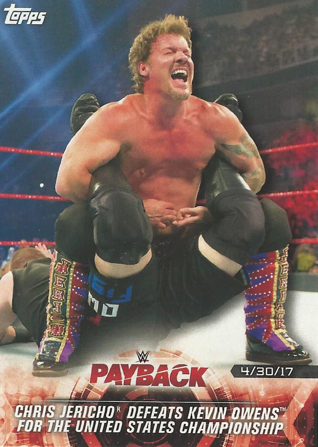 WWE Topps Road to Wrestlemania 2018 Chris Jericho #34