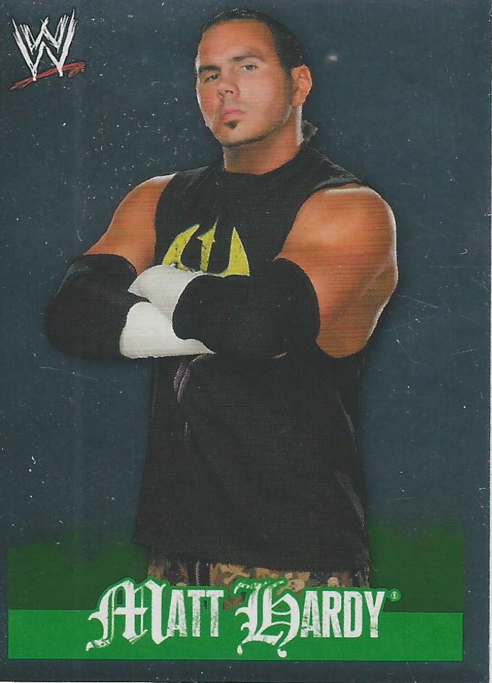 WWE Topps Rivals 2009 Stickers Matt Hardy Foil #134