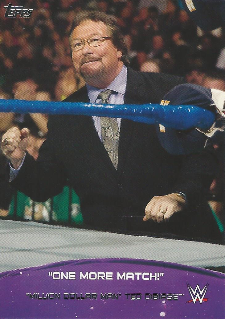 WWE Topps 2015 Million Dollar Man Ted Dibiase 4 of 10 trading card PW Catalog