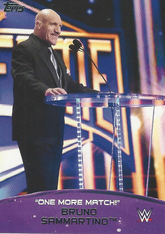 WWE Topps 2015 Bruno Sammartino 5 of 10 trading card PW Catalog