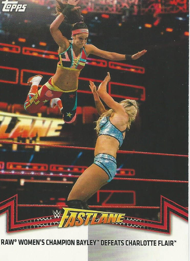 WWE Topps Women Division 2018 Bayley RAW-5 trading card PW Catalog