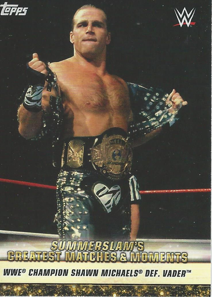 WWE Topps Summerslam 2019 Shawn Michaels GM-13 trading card PW Catalog