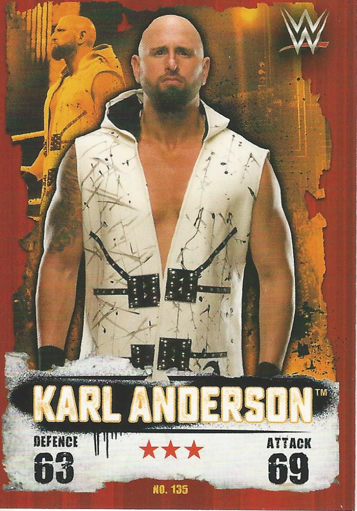 WWE Topps Slam Attax Takeover 2016 Karl Anderson #135