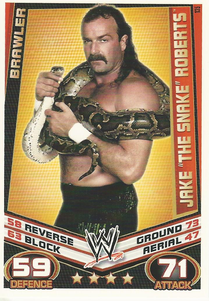 WWE Topps Slam Attax Rebellion 2012 Jake the Snake Roberts #135