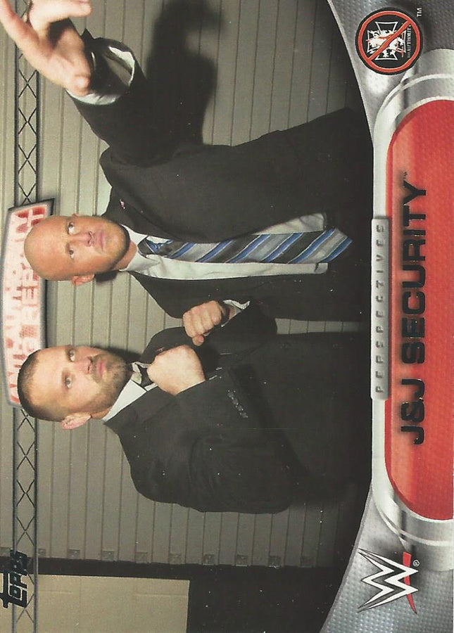 WWE Topps 2016 J&J Security 5AA trading card PW Catalog