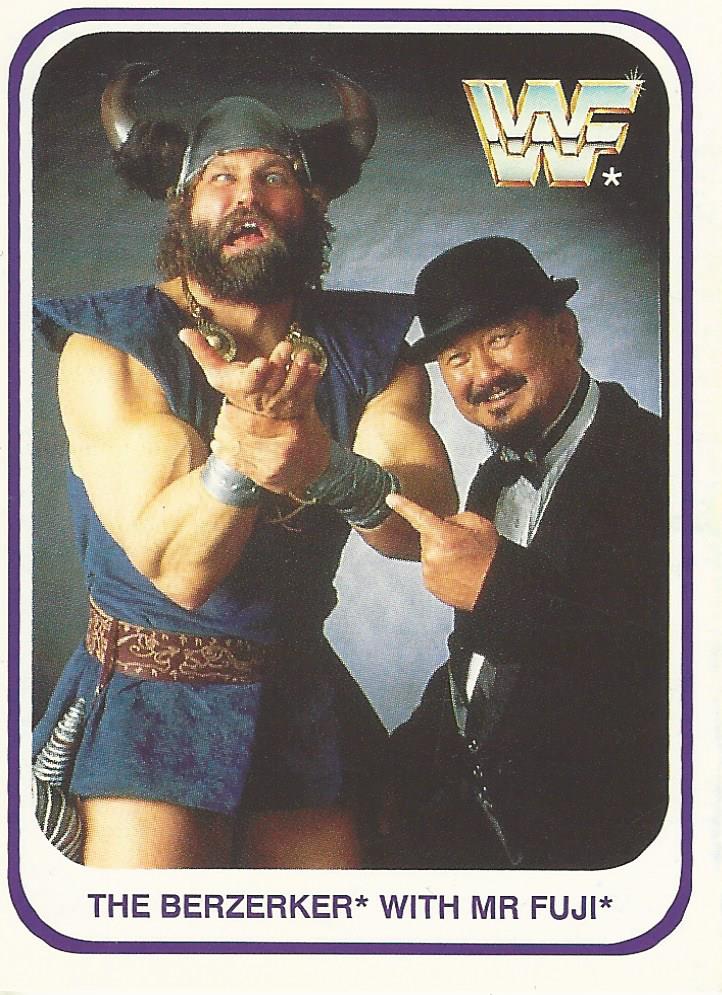 WWF Merlin 1991 Berzerker #135