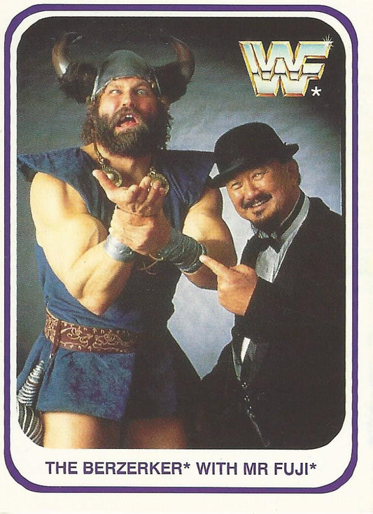 WWF Merlin 1991 Berzerker #135