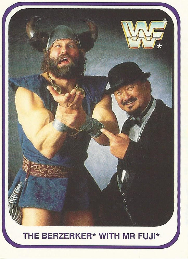 WWF Merlin 1991 Berzerker #135