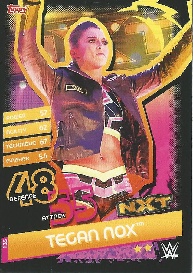 WWE Topps Slam Attax Reloaded 2020 Tegan Nox #135 NXT