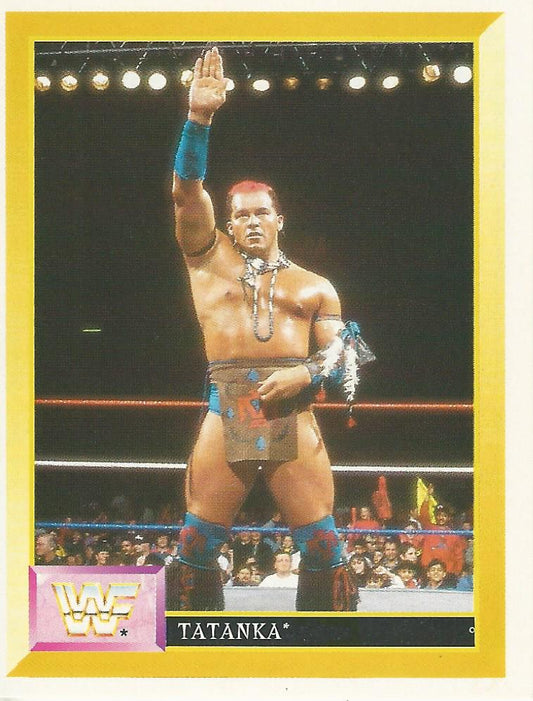 WWF Merlin Sticker 1994 Tatanka #135