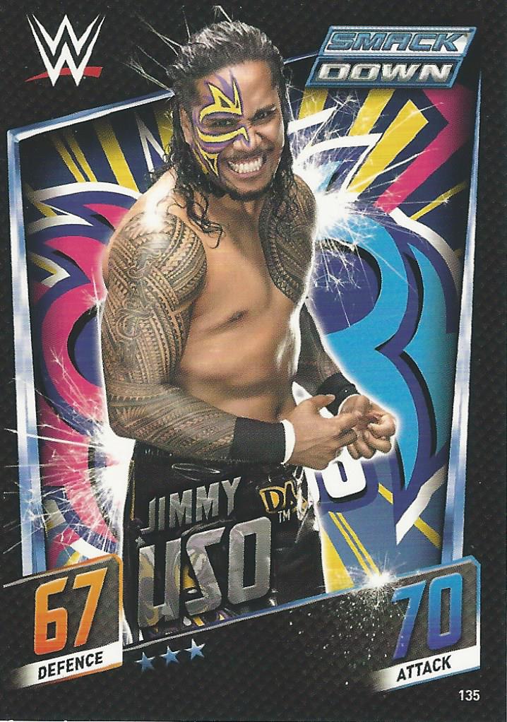 WWE Topps Slam Attax 2015 Then Now Forever Jimmy Uso #135