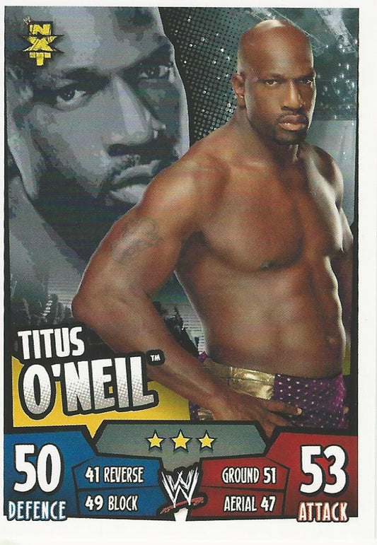 WWE Topps Slam Attax Rumble 2011 Titus O'Neil #136 NXT