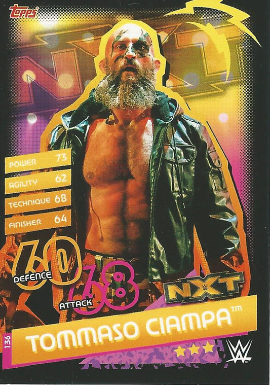 WWE Topps Slam Attax Reloaded 2020 Tommaso Ciampa #136 NXT