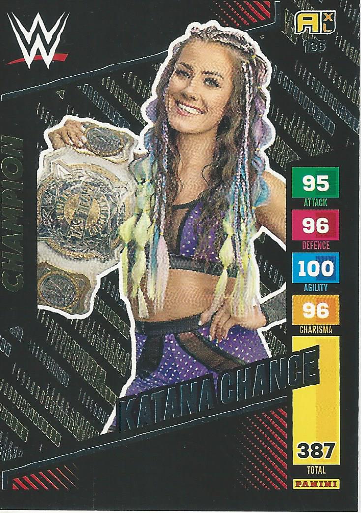 WWE Panini XL Adrenalyn 2024 Katana Chance #136