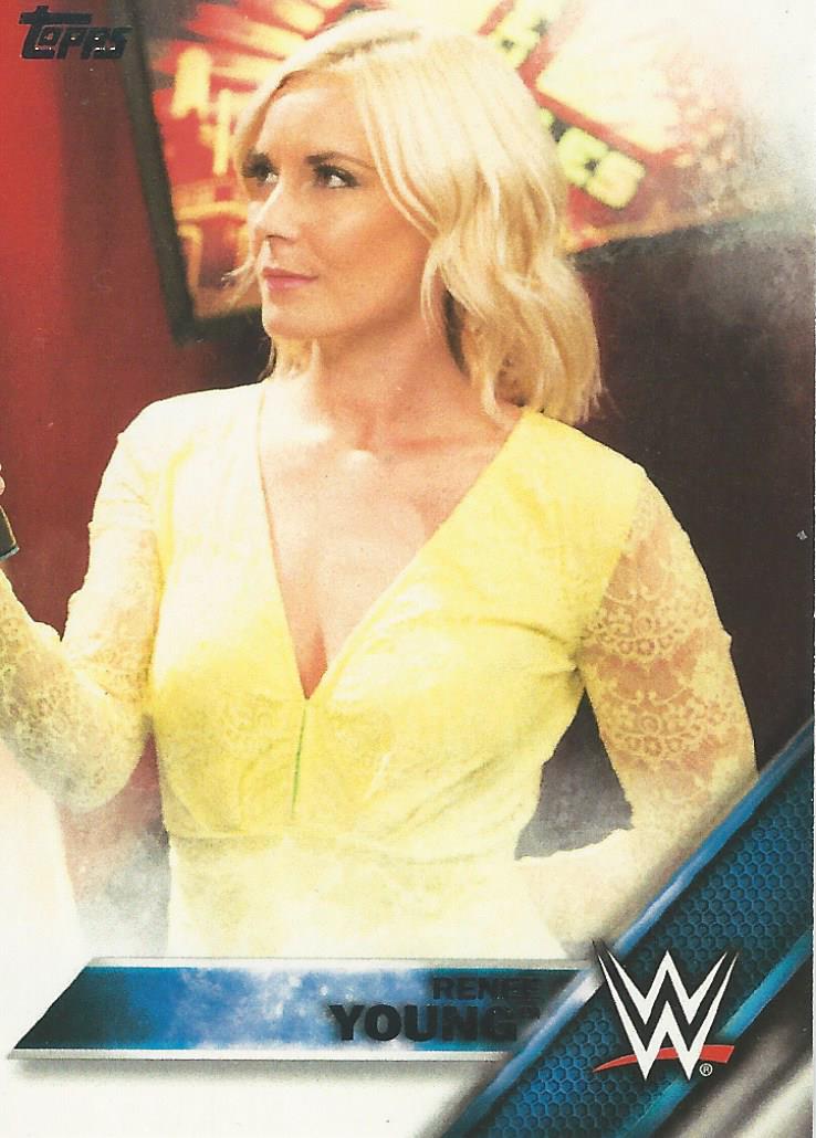 WWE Topps Then Now Forever 2016 Renee Young #136