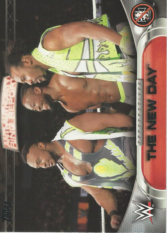 WWE Topps 2016 New Day 6AA trading card PW Catalog