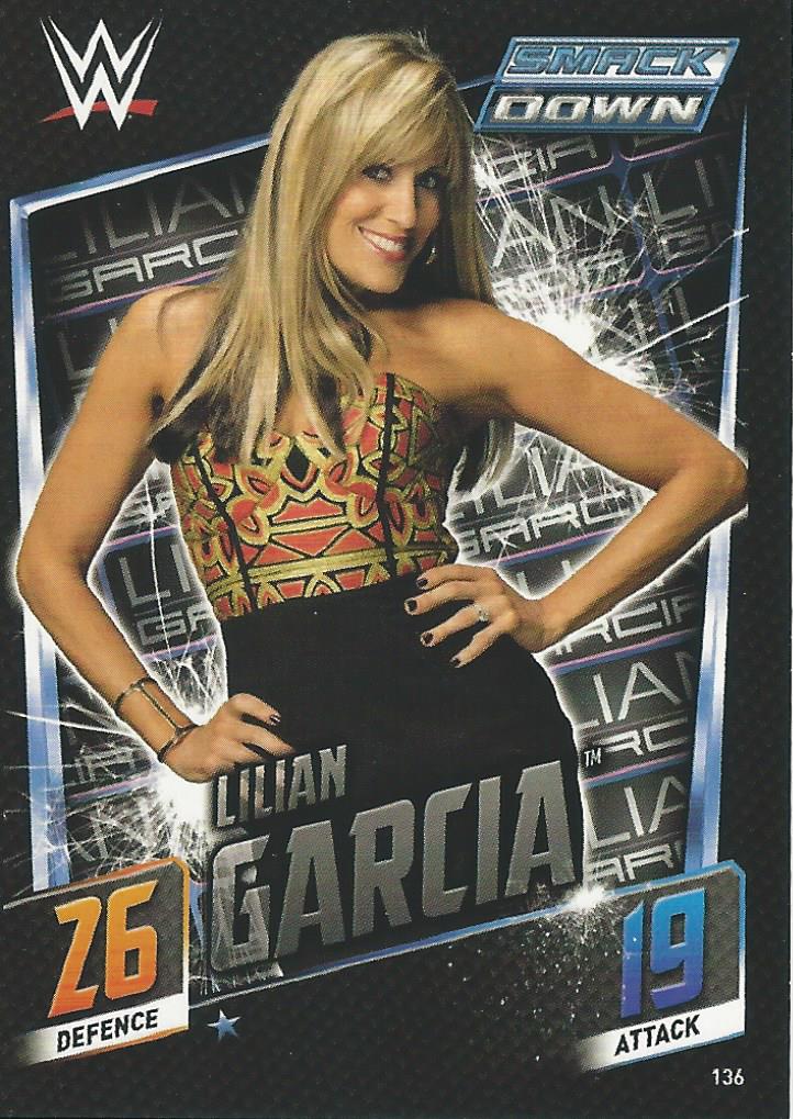 WWE Topps Slam Attax 2015 Then Now Forever Lillian Garcia #136