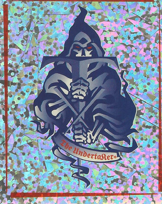 WWF Smackdown Stickers 2000 Undertaker Foil #136