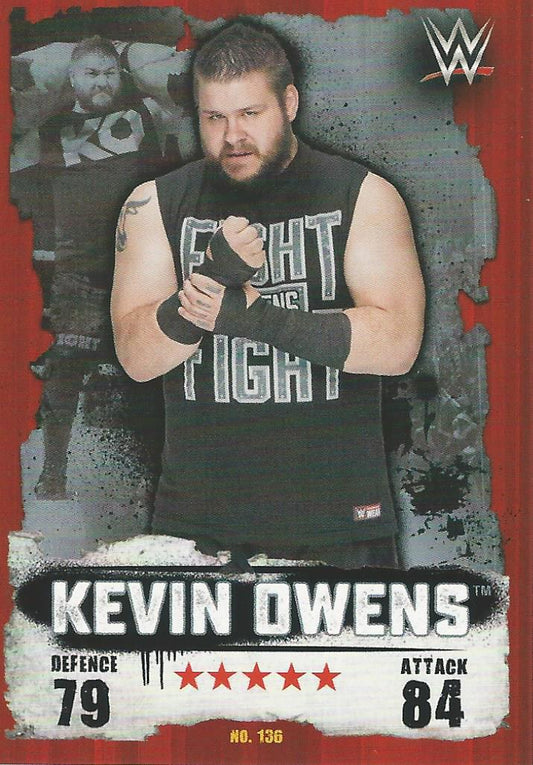 WWE Topps Slam Attax Takeover 2016 Kevin Owens #136
