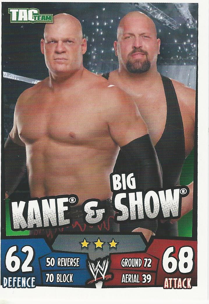 WWE Topps Slam Attax Rumble 2011 Kane and Big Show #137