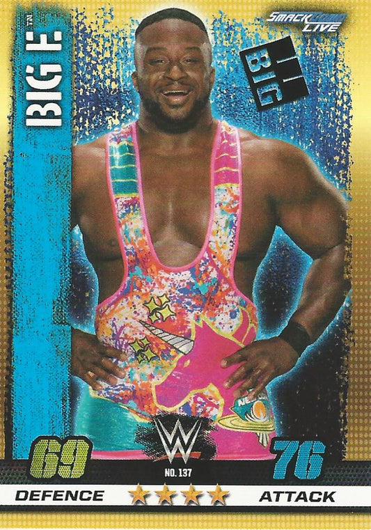 WWE Topps Slam Attax 10th Edition 2017 Big E #137