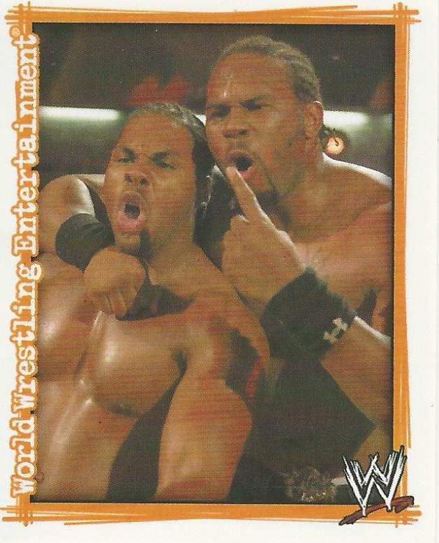 WWE Topps Superstars Uncovered 2007 Sticker Cryme Tyme #137