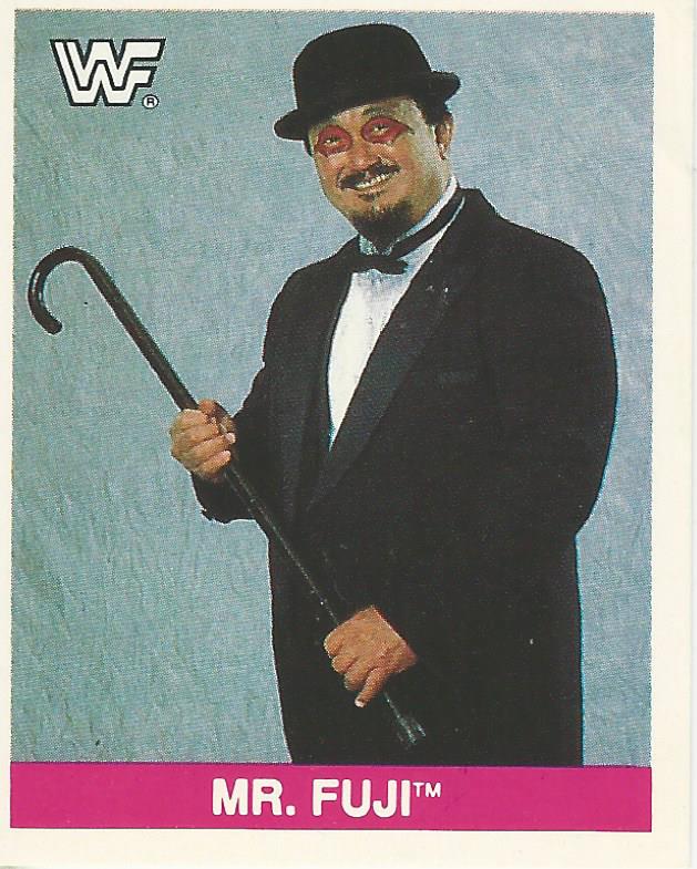 WWF Merlin Sticker Collection 1990 Mr Fuji #137
