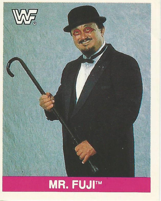 WWF Merlin Sticker Collection 1990 Mr Fuji #137