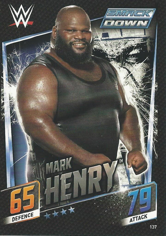 WWE Topps Slam Attax 2015 Then Now Forever Mark Henry #137