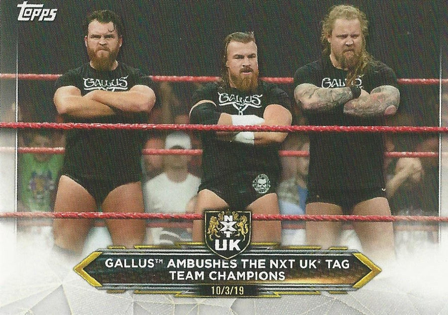 WWE Topps NXT 2020 Gallus #37