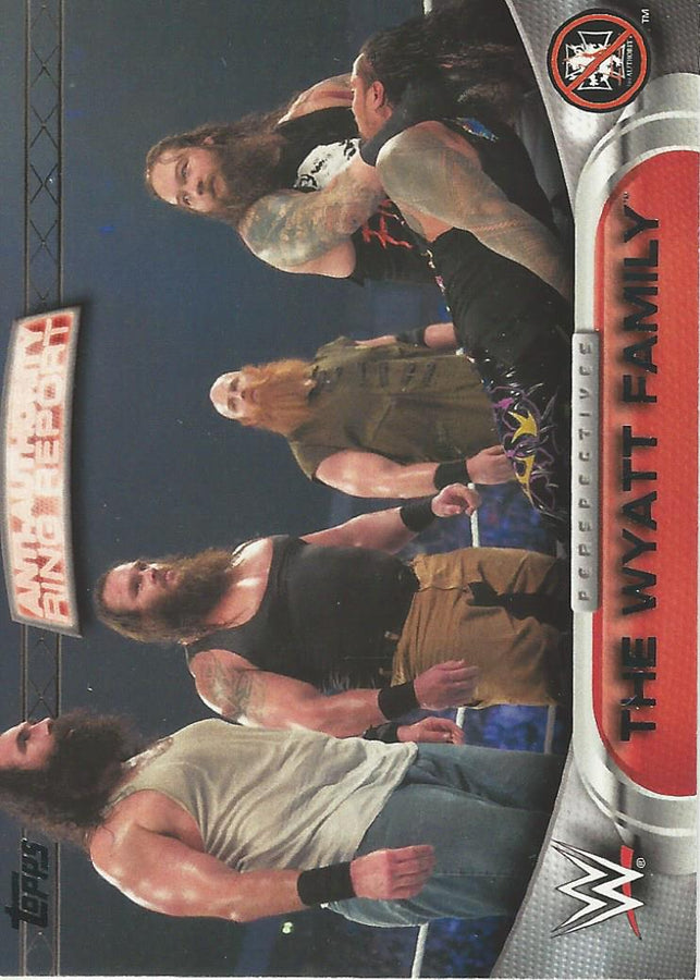 WWE Topps 2016 Wyatt Family 7AA trading card PW Catalog