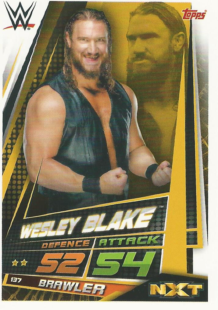 WWE Topps Slam Attax Universe 2019 Wesley Blake #137