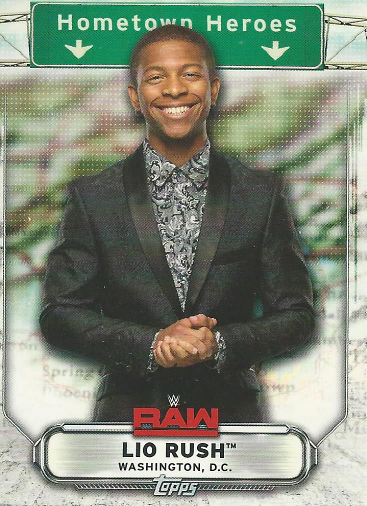 WWE Topps Raw 2019 Lio Rush HH-30 trading card PW Catalog