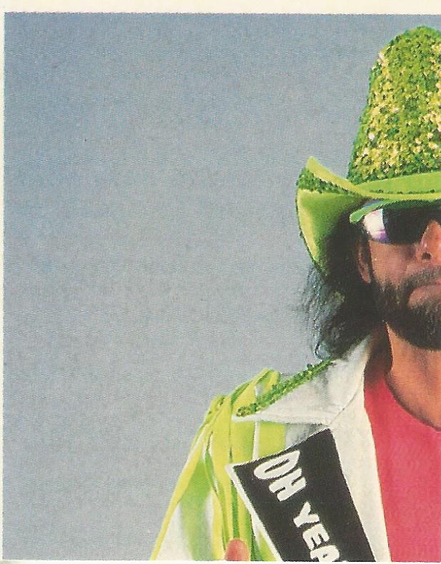 WWF Merlin Stickers 1992 Macho Man Randy Savage #137