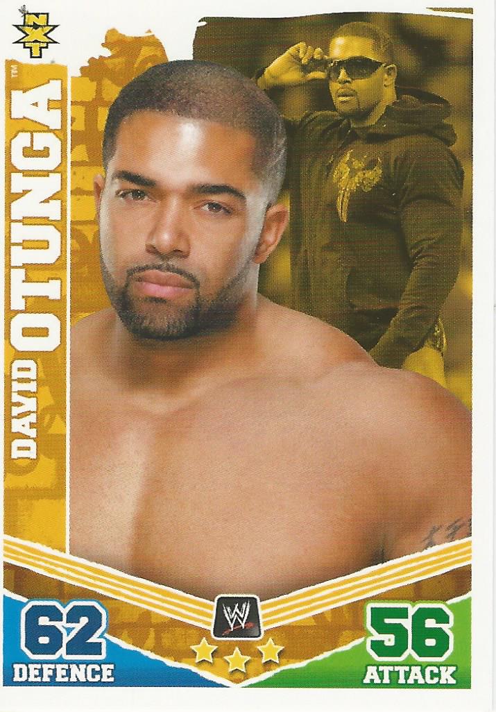 WWE Topps Slam Attax Mayhem 2010 David Otunga NXT #137