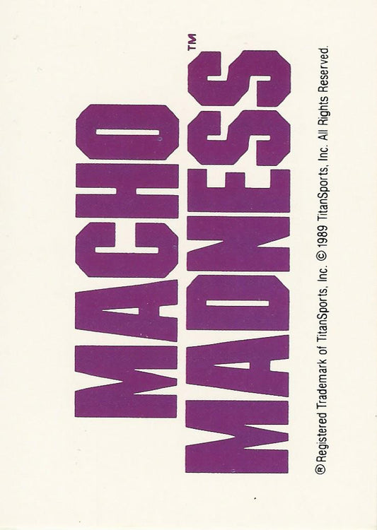 WWF Classic Trading Cards 1990 Macho Man Randy Savage No.137 trading card PW Catalog